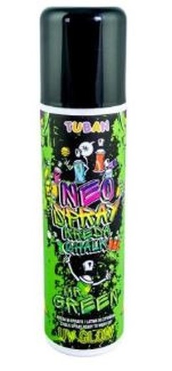 Spray tiza neón verde 150 ml