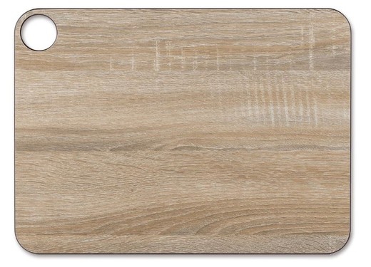 Planche à découper marron d'une capacité de 377 x 277 mm