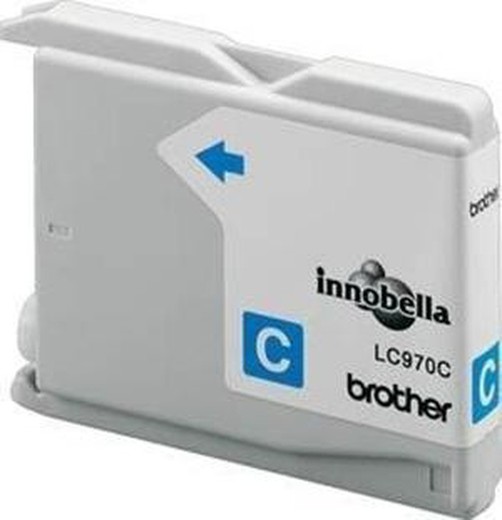 Tinta original brother lc970c cyan