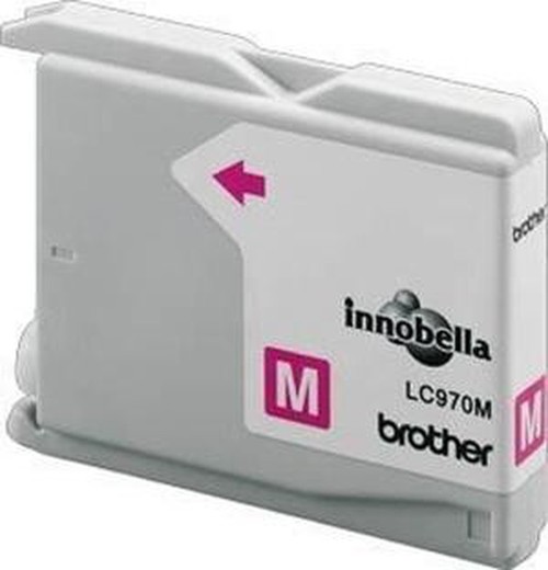 Tinta original brother lc970m magenta