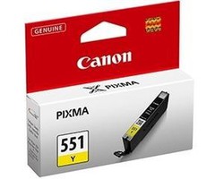 Tinta original canon 6511b001 amarela