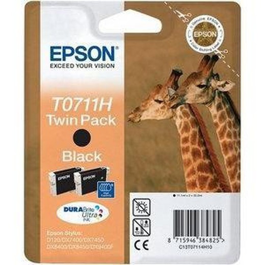 Tinta original epson c13t07114h10 negro