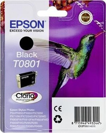 encre d'origine epson c13t08014011 noir