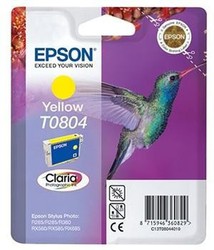 Tinta original epson c13t08044011 amarela