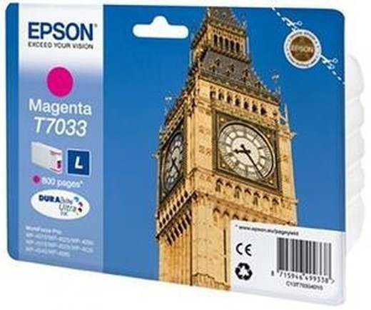 Tinta original Epson C13T70334010 Magenta