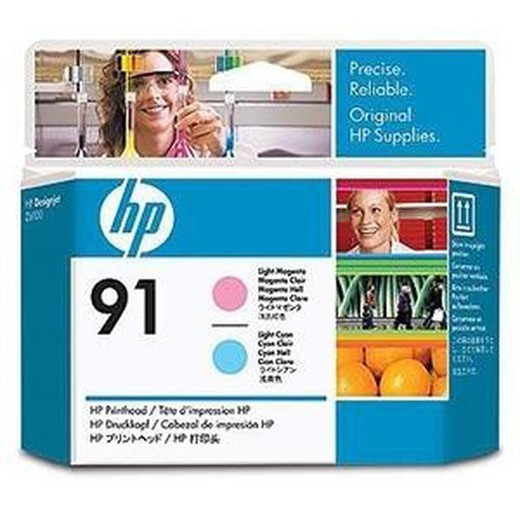 tinta original hp c9462a ciano