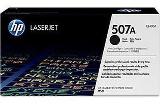 Toner original hp ce400a negro