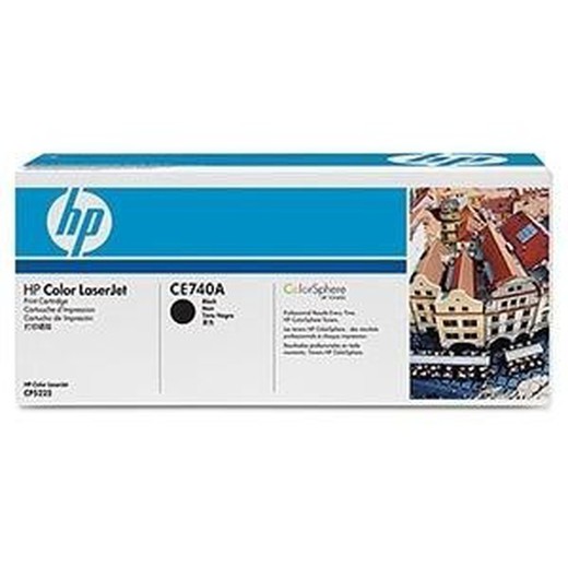 Toner noir d'origine hp ce740a