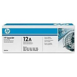 Toner original hp q2612ad negro