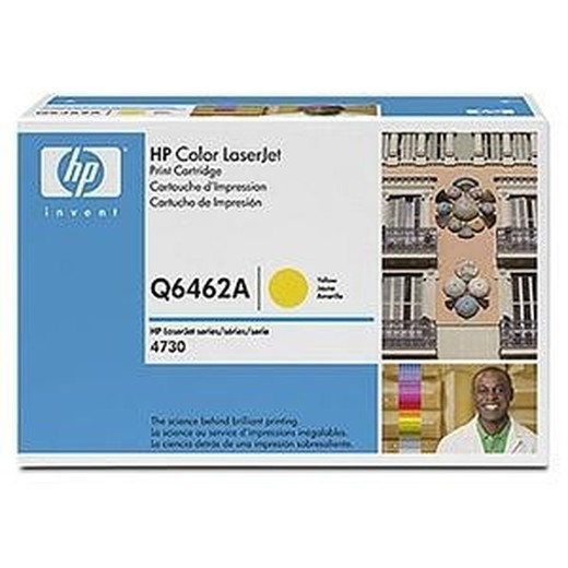 Toner jaune d'origine hp q6462a