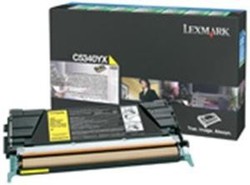 toner jaune d'origine lexmark c5340yx