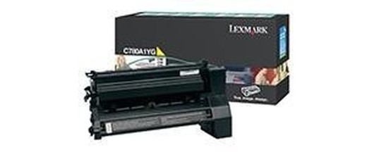 Toner amarelo Lexmark C780a1yg genuíno