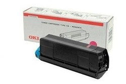 toner original magenta oki 42804506