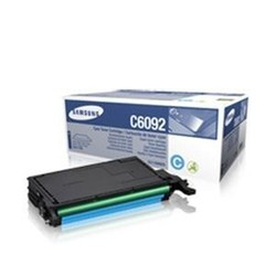 Cartouche de toner d'origine samsung cltc6092s cyan