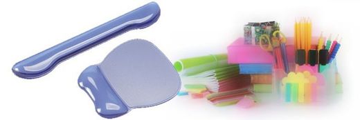 Tapis de sol et repose-poignets