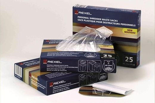 100 sacs plastiques pour les déchets rexel