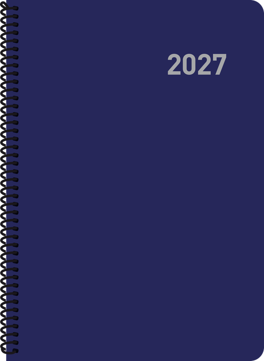 Agenda 2027 Paris Día Página 15X21cm Con Espiral Surtida