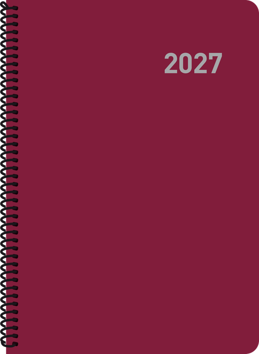 Agenda 2027 Paris Día Página 15X21cm Con Espiral Surtida