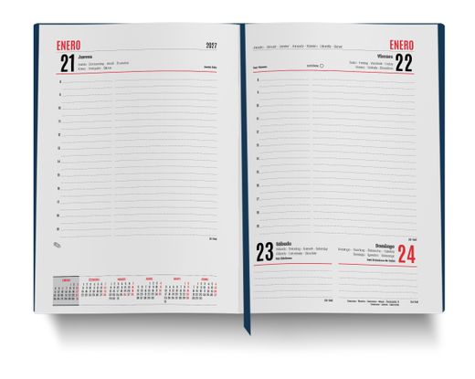Agenda 2027 Paris Día Página 15X21cm Surtido Castellano