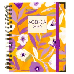 Agenda Anual 2026 2 Días Página Poppy