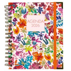 Agenda Anual 2026 Día Página Jardín