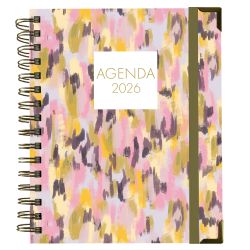 Agenda Anual 2026 Día Página Trazos 2