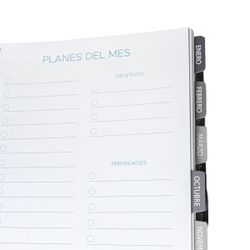 Agenda Anual 2027 2 Días Página Blue Dark