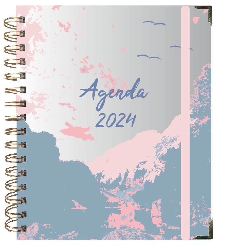 Agenda 2024 B5 página día de polipiel Versalles