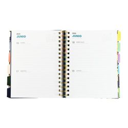 Agenda Annuel Sweetcolor 2025 Deux jours par page Fleurs