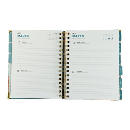 Agenda Annuel Sweetcolor 2025 Deux jours par page Montanahas