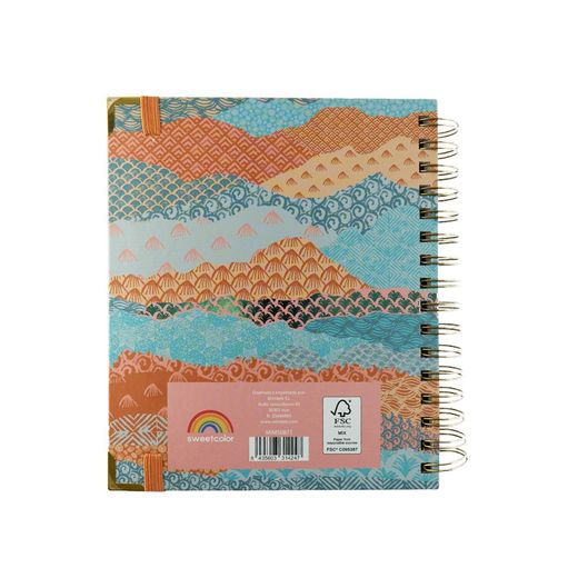 Agenda Annuel Sweetcolor 2025 Deux jours par page Montanahas