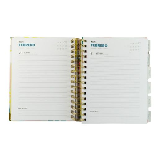 Agenda Annuel Sweetcolor 2025 Dia das Margaridas par page