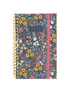 Agenda Design Col.E3-79X127Mm Semana Vista Horizontal 2026 Flora