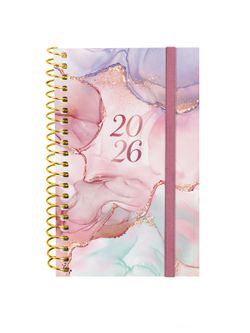 Agenda Design Col.E3-79X127Mm Semana Vista Horizontal 2026 Goldy