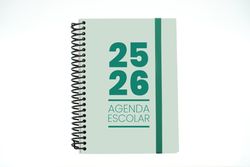 Agenda escolar 25-26 A5 Tapa Cartón Día Página