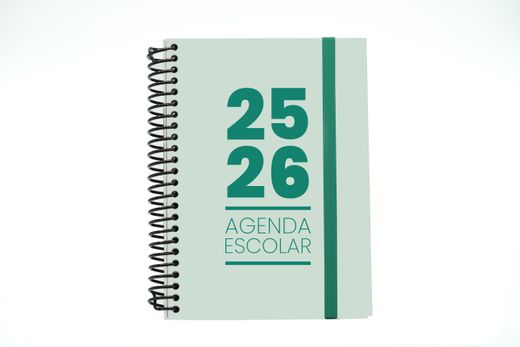 Agenda escolar 25-26 A5 Tapa Cartón Día Página