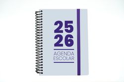 Agenda escolar 25-26 A5 Tapa Cartón Día Página