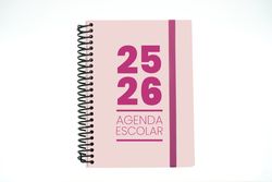 Agenda escolar 25-26 A5 Tapa Cartón Día Página