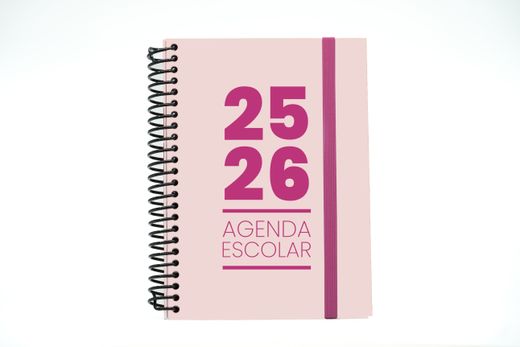 Agenda escolar 25-26 A5 Tapa Cartón Día Página