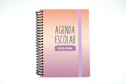 Agenda escolar 25-26 A5 Tapa Cartón Semana Vista
