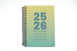 Agenda escolar 25-26 A5 Tapa Polipropileno Semana Vista