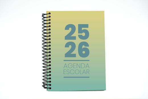 Agenda escolar 25-26 A5 Tapa Polipropileno Semana Vista