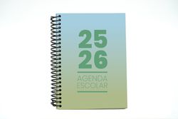 Agenda escolar 25-26 A5 Tapa Polipropileno Semana Vista
