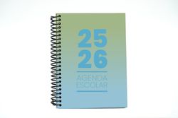 Agenda escolar 25-26 A5 Tapa Polipropileno Semana Vista