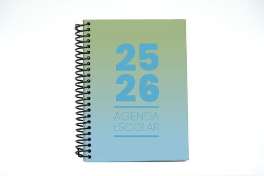 Agenda escolar 25-26 A5 Tapa Polipropileno Semana Vista