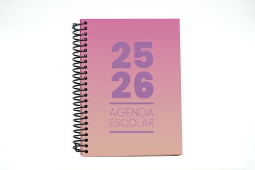 Agenda escolar 25-26 A5 Tapa Polipropileno Semana Vista