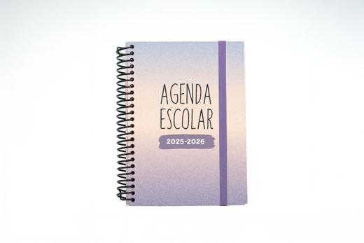 Agenda escolar 25-26 A6 Tapa Cartón Día Página