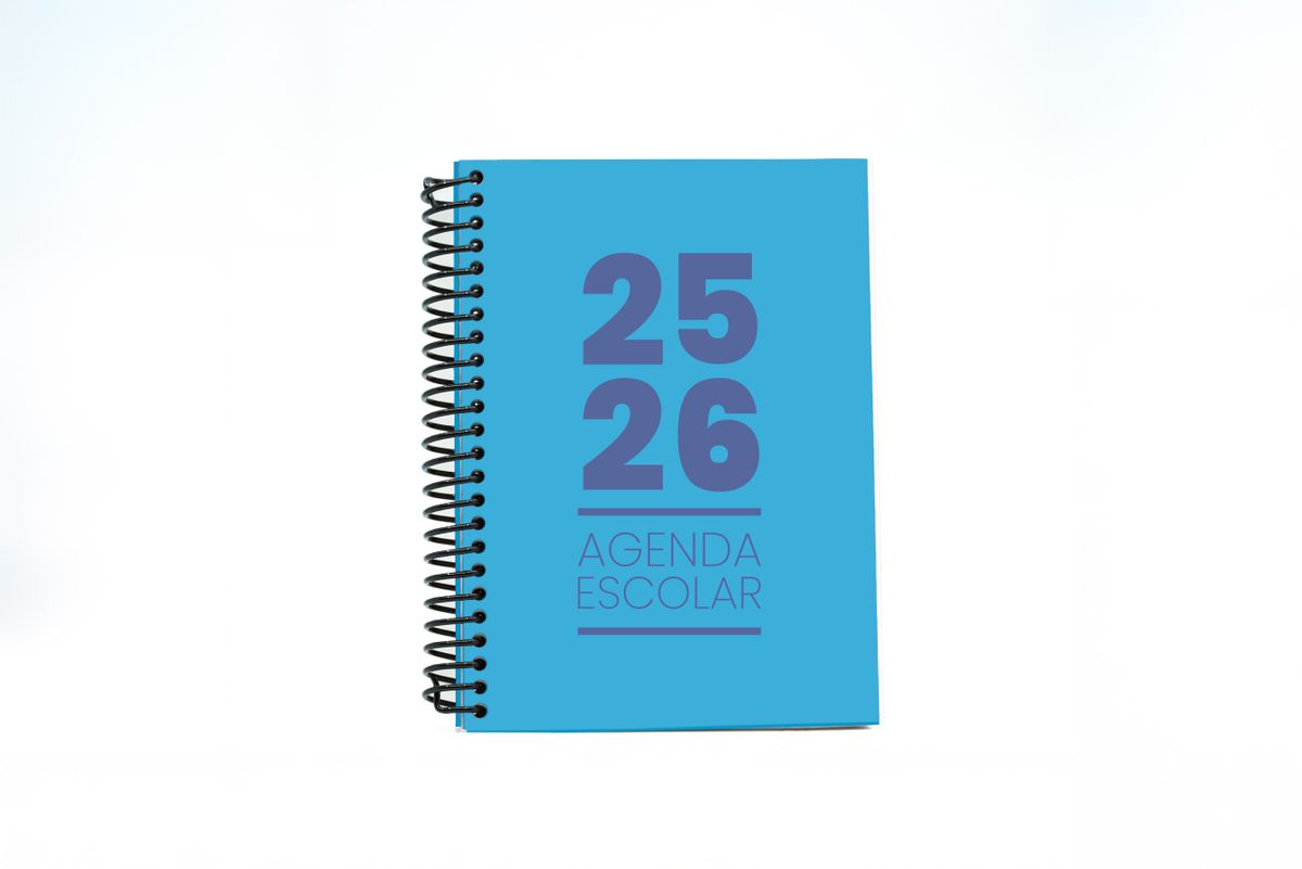 Agenda escolar 25-26 A6 Tapa Polipropileno Día Página