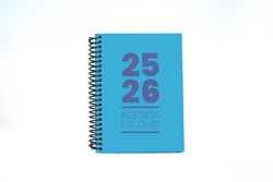 Agenda escolar 25-26 A6 Tapa Polipropileno Día Página