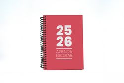 Agenda escolar 25-26 A6 Tapa Polipropileno Día Página
